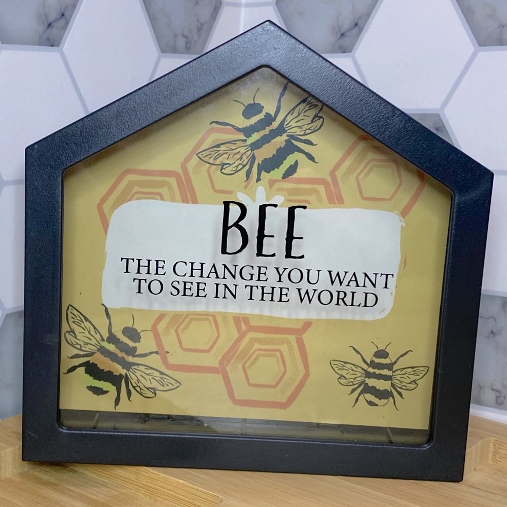 🔥5/$25🔥”Be the change you want to see in the world” Coin Bank